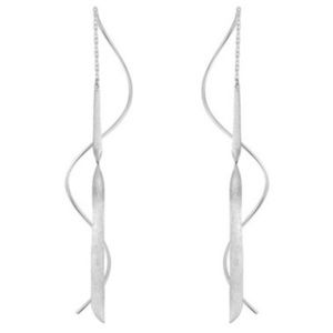 AeraVida Sterling Silver Threader Earrings